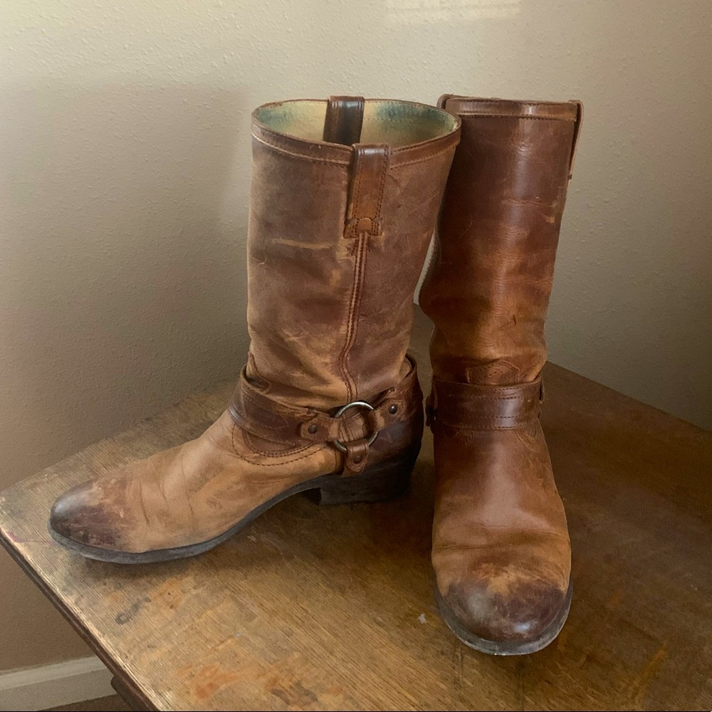 Frye Carson Harness boots